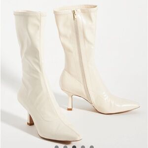 Elegant Cream Women's Boots - Silent D - Anthropologie
